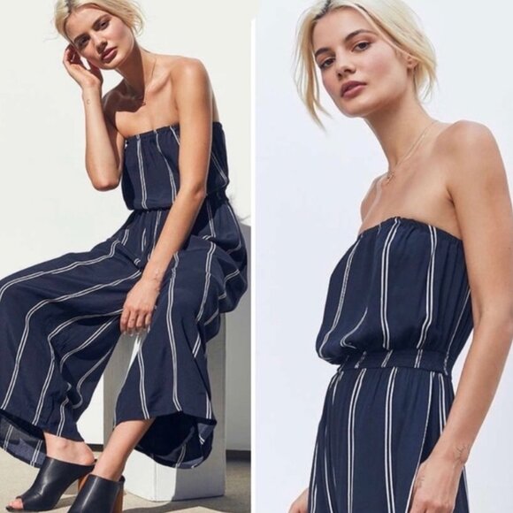 Silence + Noise Jackson Strapless Culotte Jumpsuit XS - Picture 2 of 2